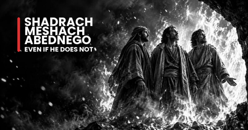 Imagined portrait of Shadrach, Meshach and Abednego