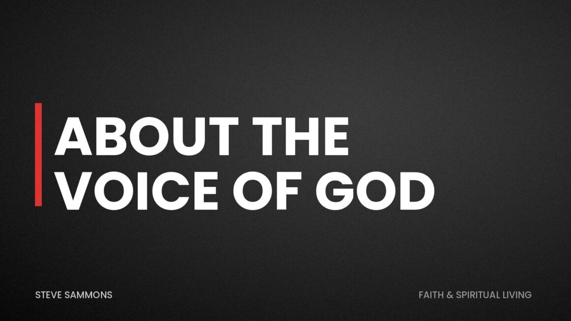About the Voice of God