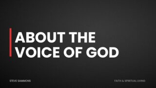 About the Voice of God