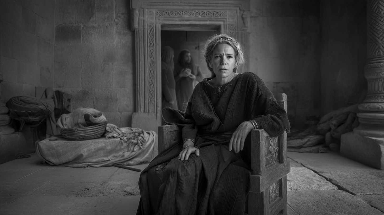 Imagined historical portrait of Bathsheba.