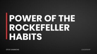 Power of the Rockefeller Habits