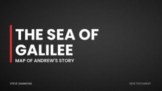 The Sea of Galilee: Map of Andrew's story