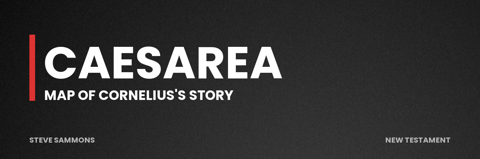Caesarea: Map of Cornelius's story