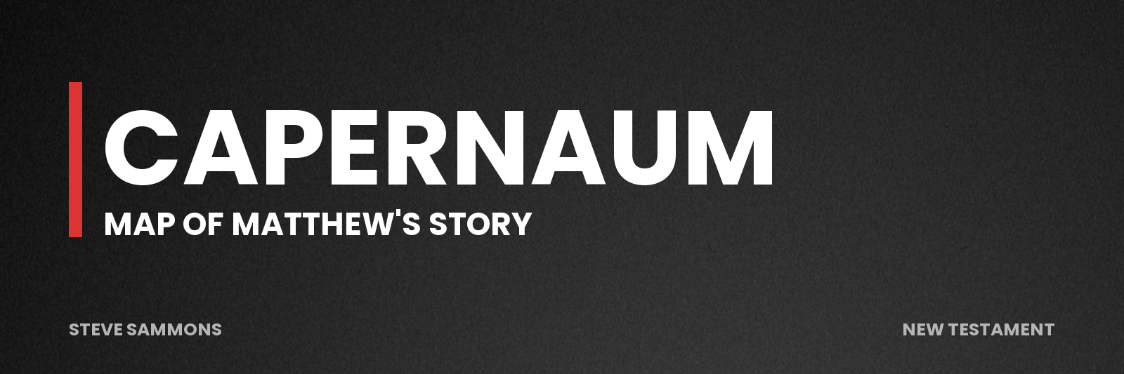 Capernaum: Map of Matthew's story
